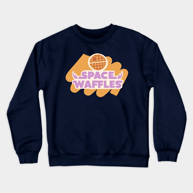 Space Waffles Crewneck Sweatshirt by The Geeky Waffle